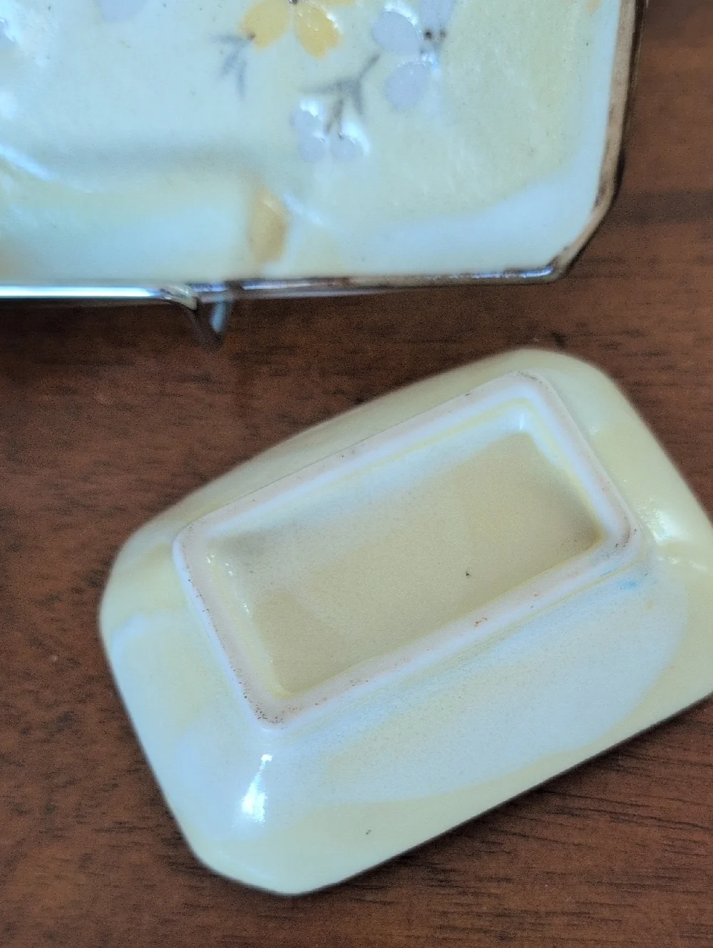 Vintage Small Sushi And Wasabi Plate Ceramic Serving Tray Set - Picture 6 of 10